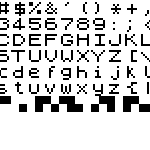 Text printing using bitmap characters in C++ and SDL