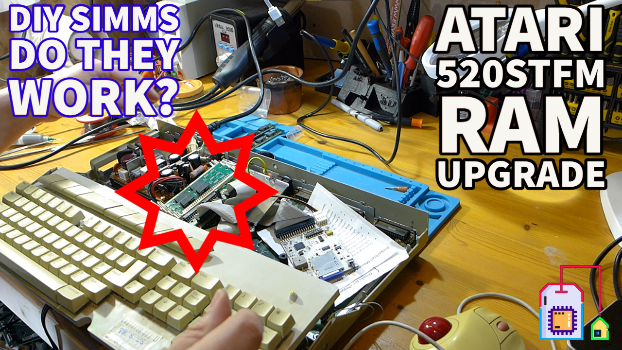 Upgrading My Atari ST to 4MB