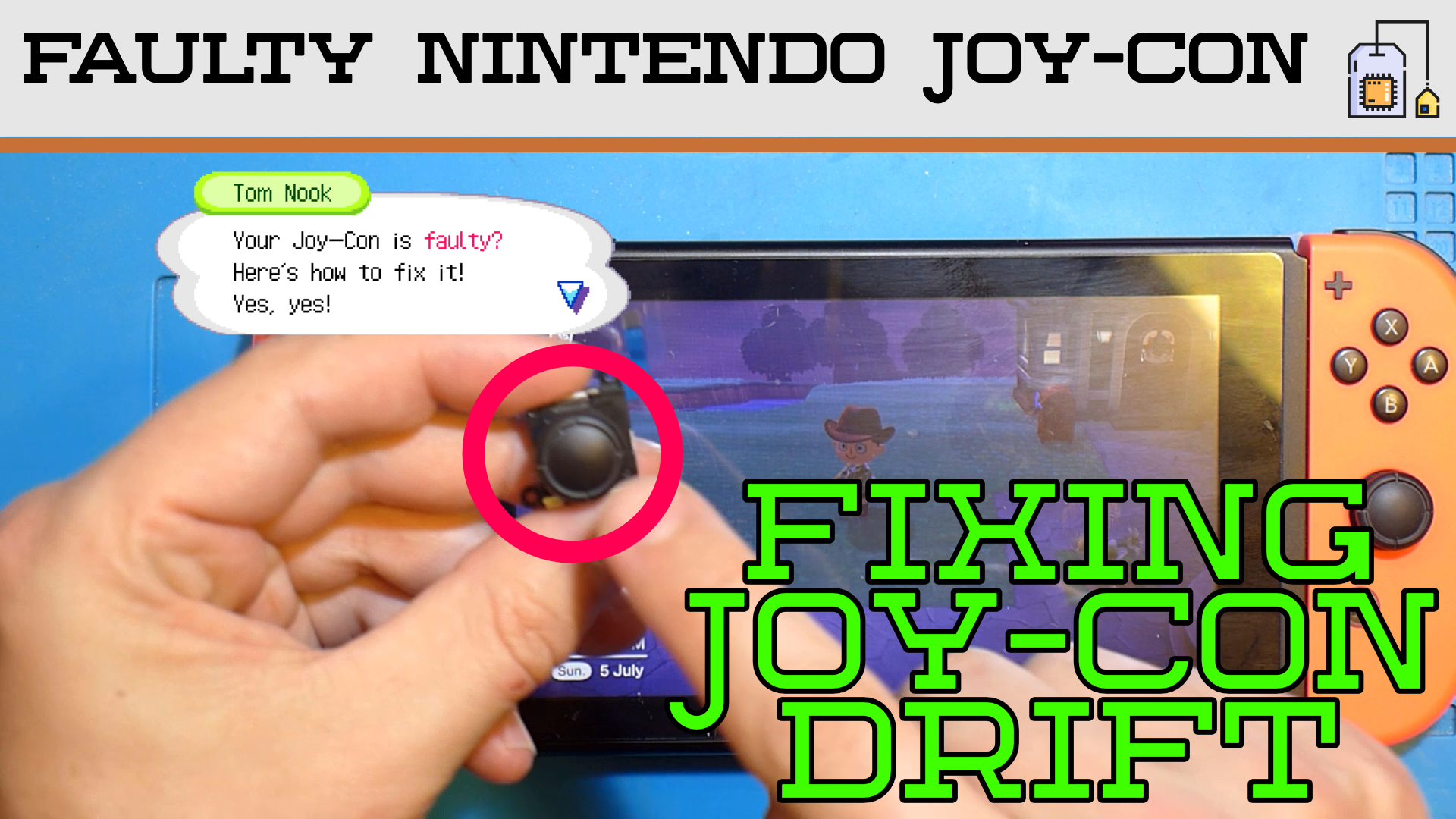 Switch Joycon Drift Repair