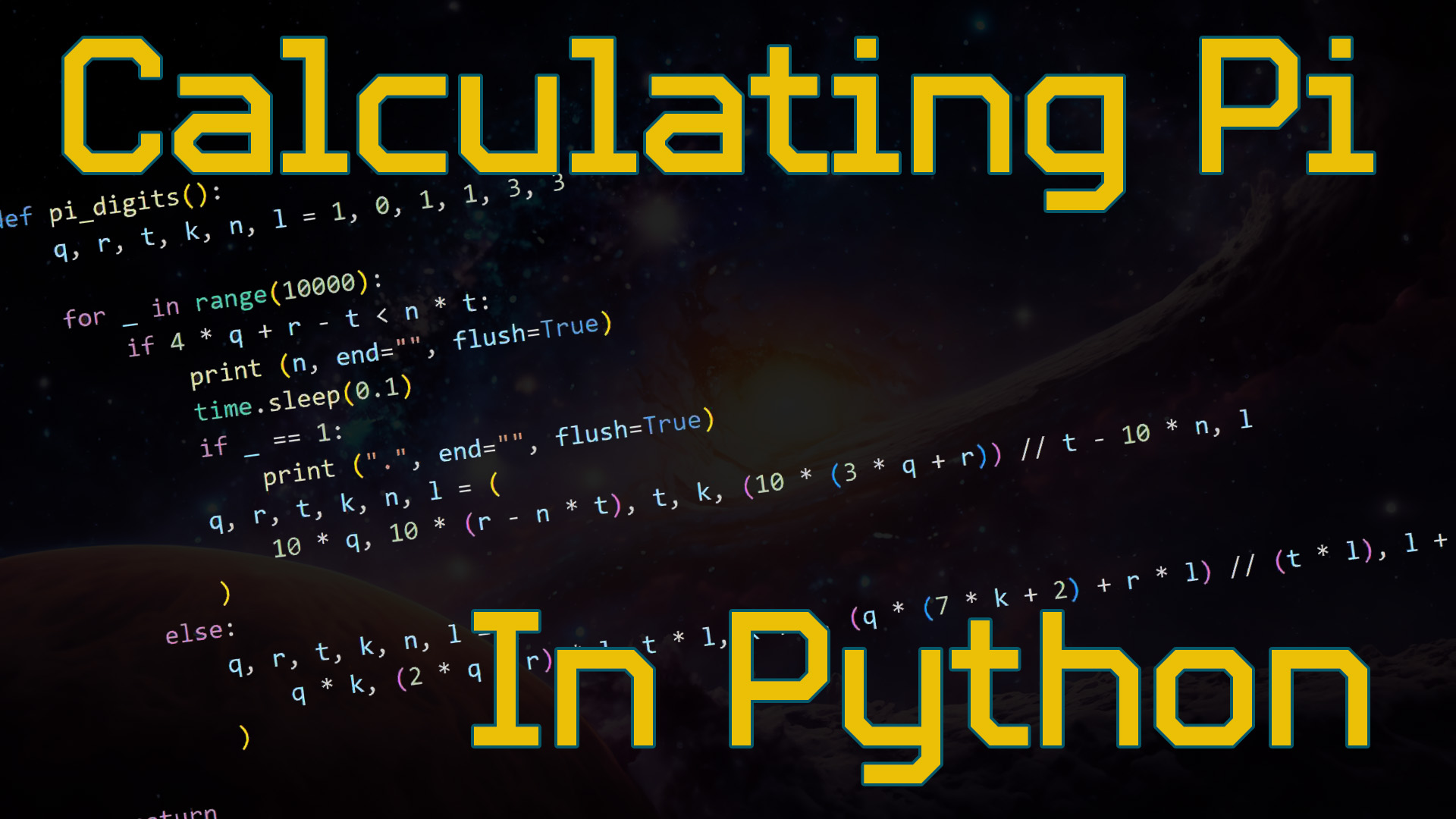 Calculating Pi using Python – Gauss-Legendre and Monte Carlo methods – #piday 2024