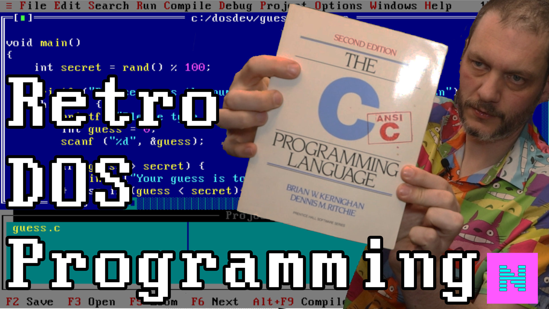 Nostalgic DOS Development Part 1 – FreeDOS, DJGPP, RHIDE and other madness.